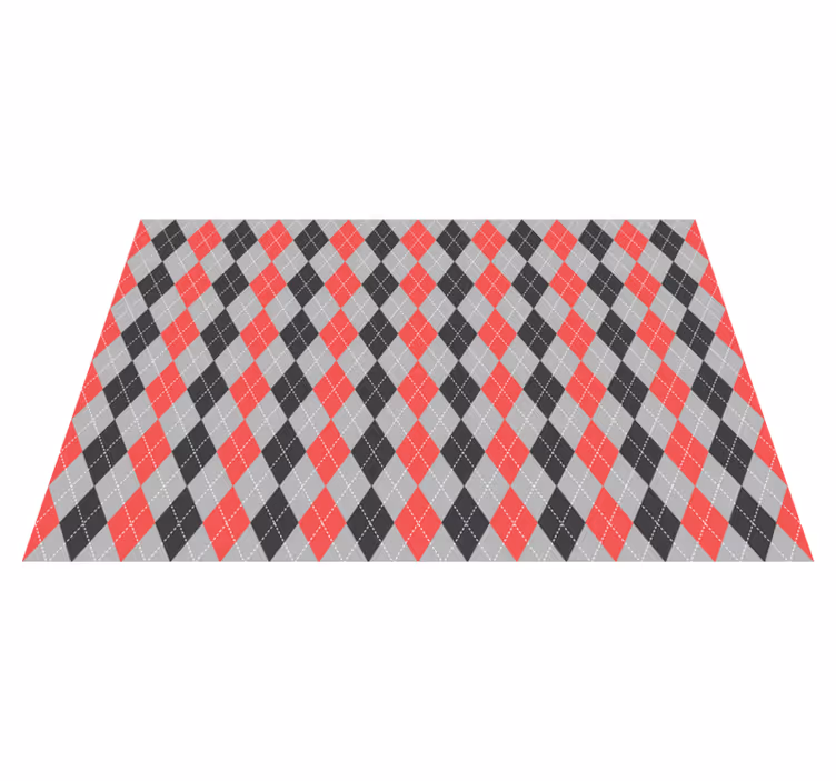 Bordstabletter geometriskt argyle-mönster - Tenstickers