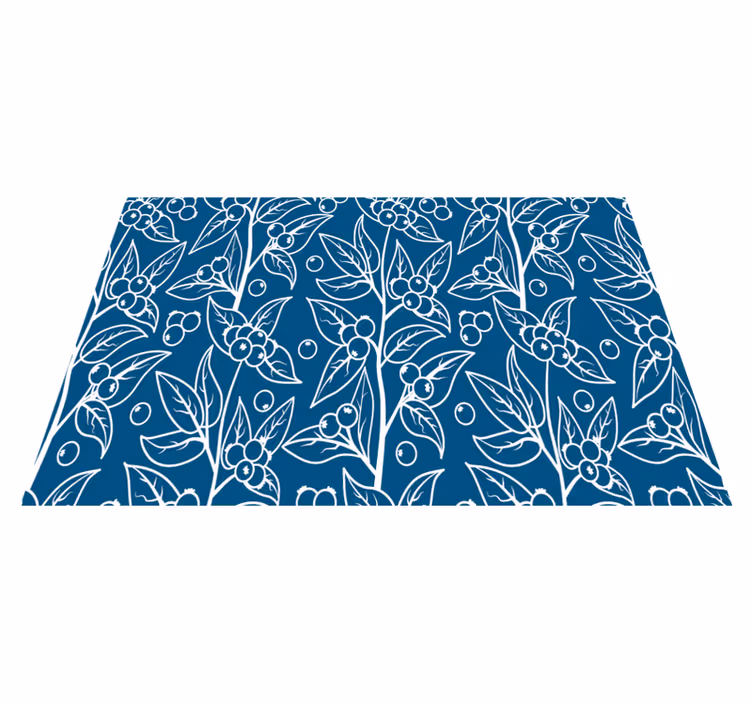 Delikat blommönster bordstabletter - Tenstickers