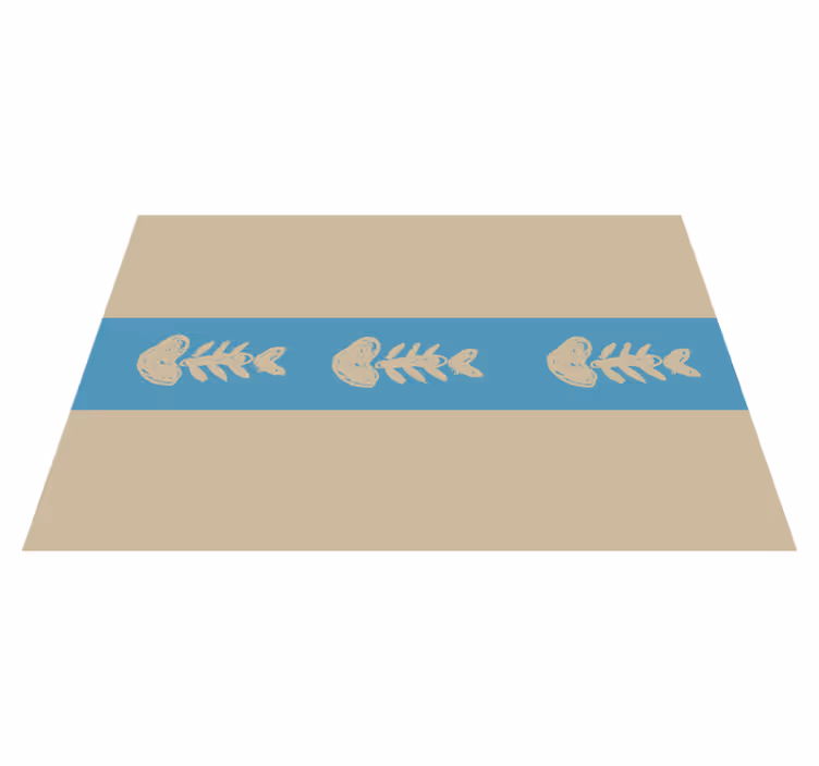 Bordstabletter original unik fiskebensmönster - Tenstickers