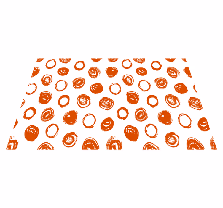 Cirkulärt penseldrag mönster bordstabletter - Tenstickers