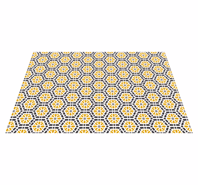 Geometriskt mönstrad design bordstabletter - Tenstickers
