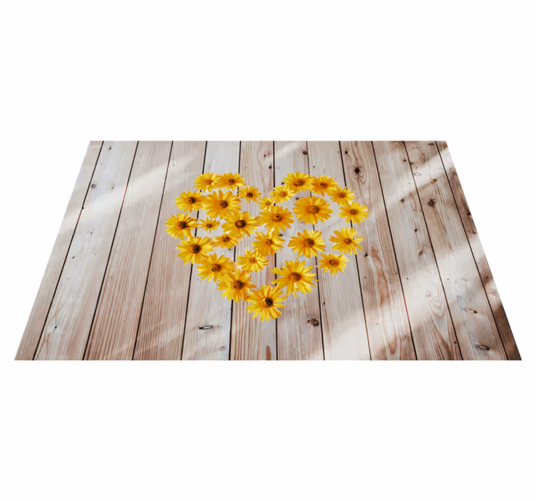 Bordstabletter original hjärtblomsterarrangemang - Tenstickers
