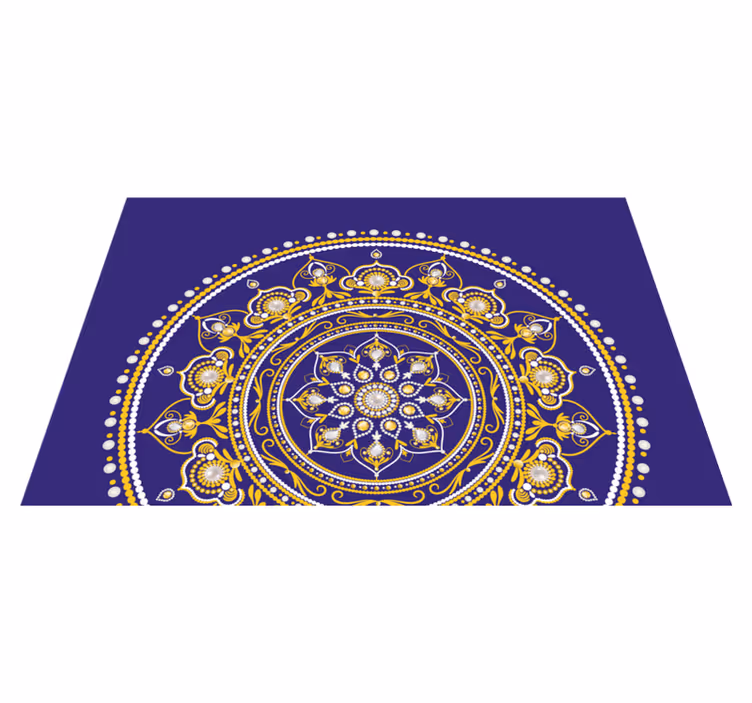 Lila och guld indien eleganta bordstabletter - Tenstickers