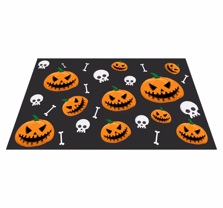 Pumpor och ben halloween bordstabletter - Tenstickers