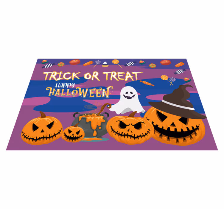 Bordstabletter halloween trick treat table - Tenstickers