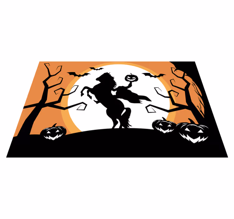 Ryttare på häst halloween bordstabletter - Tenstickers