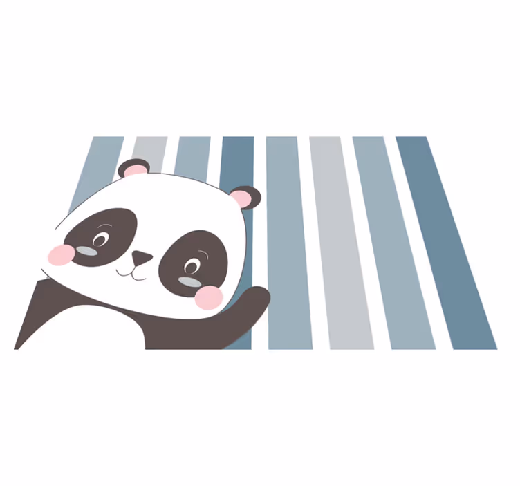 Bordstabletter barnen panda karaktärsdesign - Tenstickers