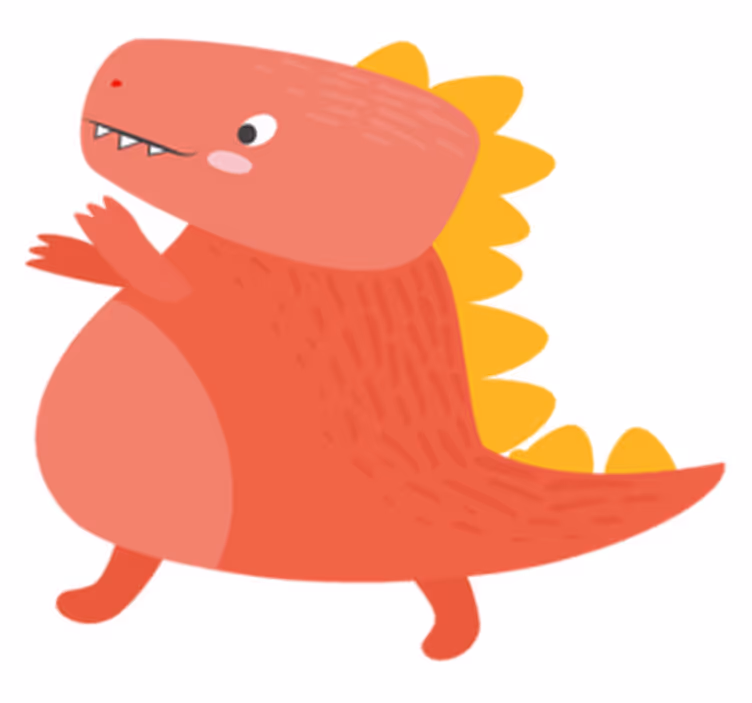 Söta dinosauriefigurer bordstabletter barnen - Tenstickers