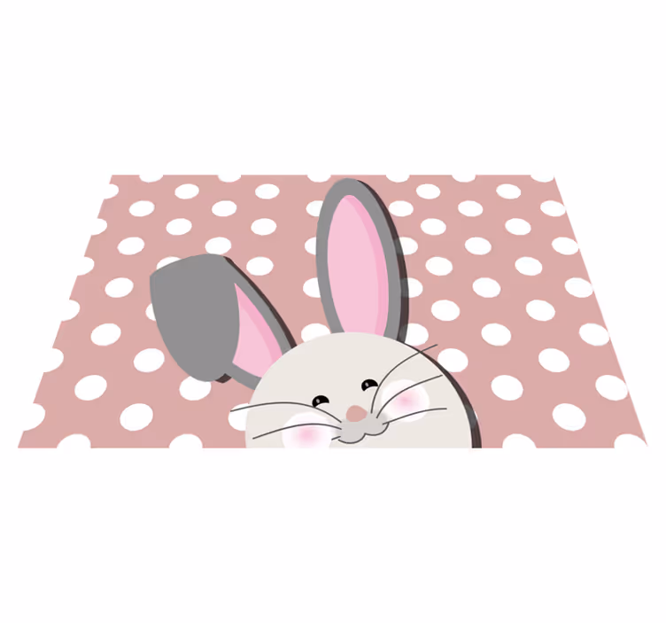 Glad kanin design bordstabletter barnen - Tenstickers