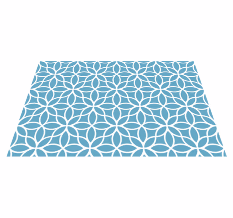 Geometrisk blommönster bordstabletter - Tenstickers