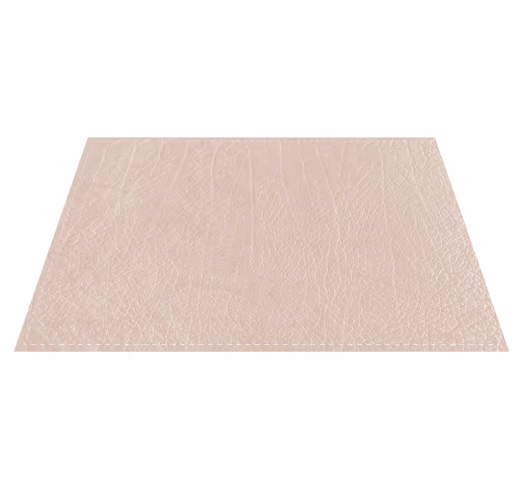 Beige lädereffekt texturerade bordstabletter - Tenstickers