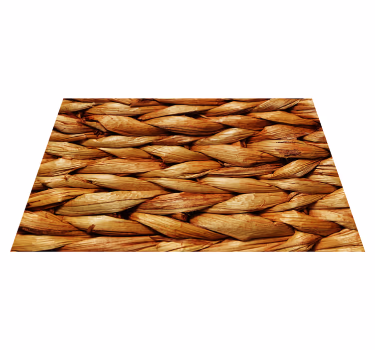 Basketweave vinyl bordstabletter eleganta bordstabletter - Tenstickers