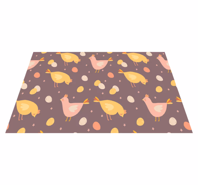 Charming bird pattern bordstabletter barnen - Tenstickers
