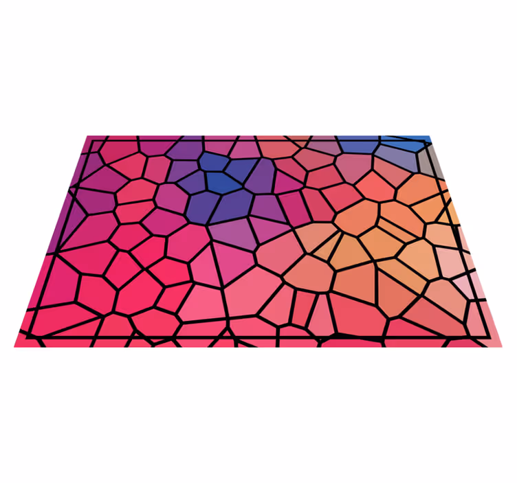 Levande färggeometriska originalplattformar - Tenstickers