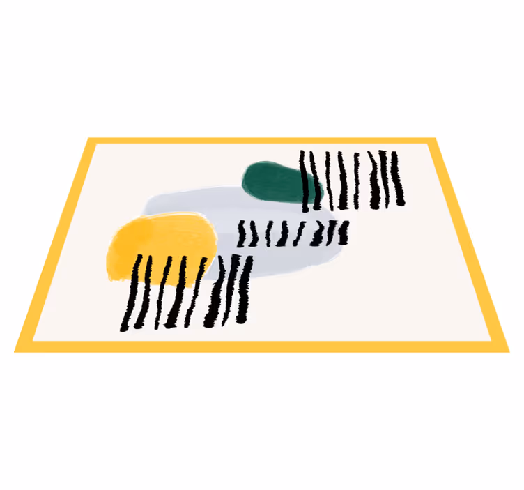 Livliga geometriska former bordstabletter modernt - Tenstickers