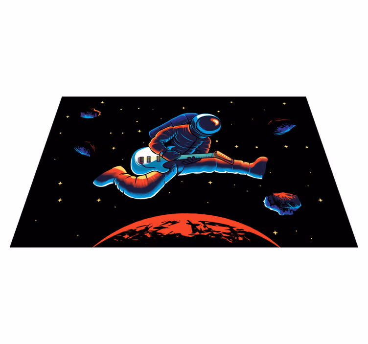 Bordstabletter original astronaut som spelar gitarr - Tenstickers