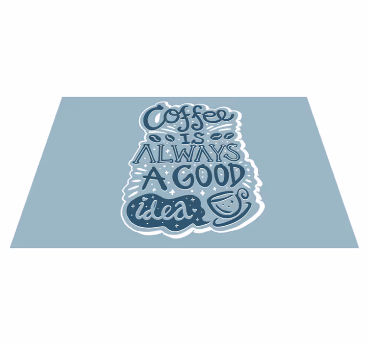 Bordstabletter texter kaffe inspirationscitat - Tenstickers