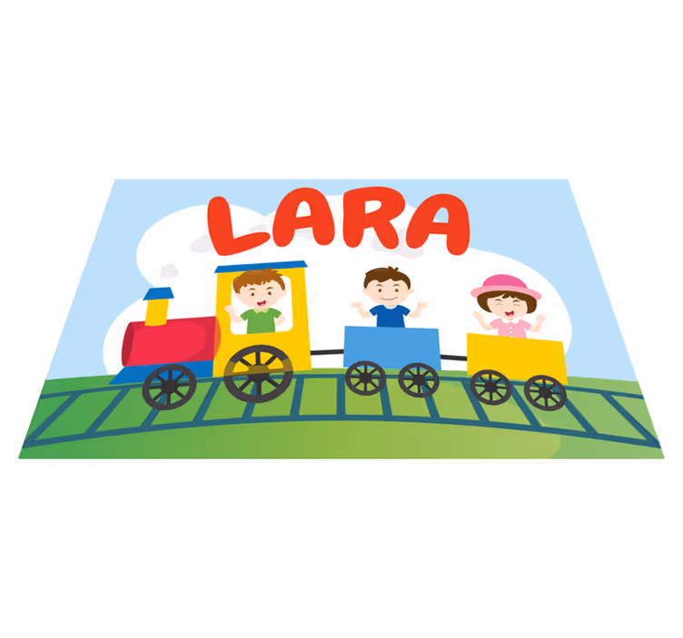 Bordstabletter barnen tåg barn illustration - Tenstickers