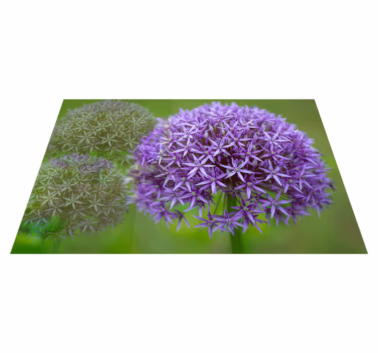 Vibrerande lila blommor bordstabletter - Tenstickers