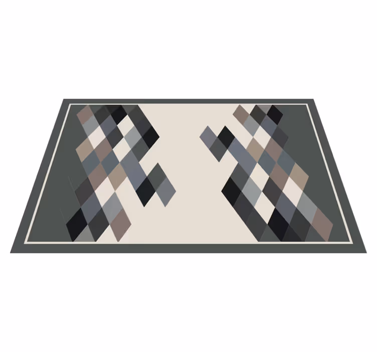 Geometrisk mönsteryta bordstabletter modernt - Tenstickers