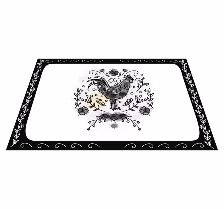 Elegant tupp illustration bordstabletter modernt - Tenstickers