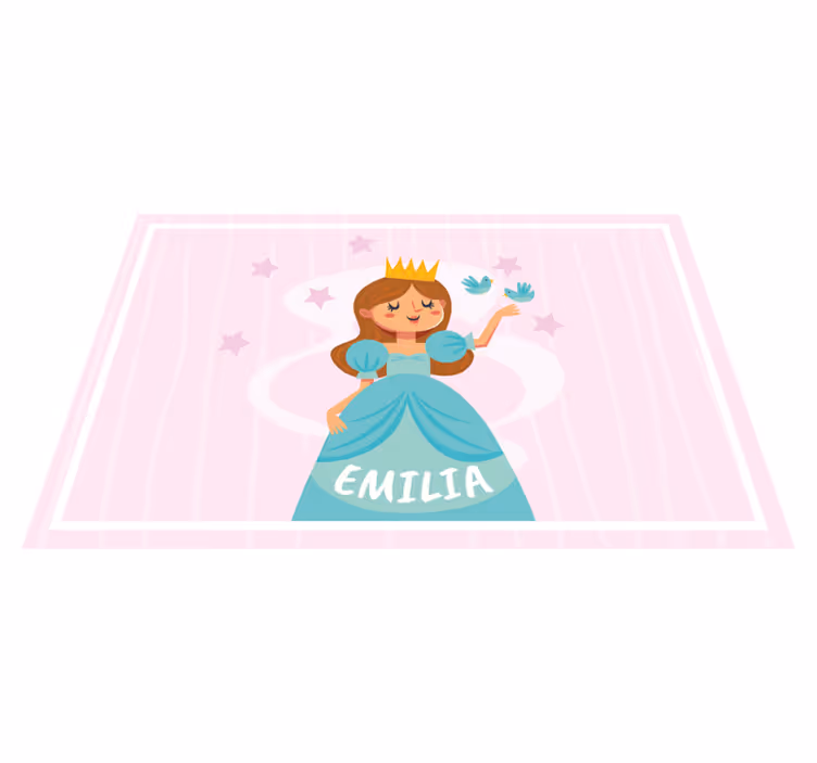 Bordstabletter barnen med prinsesskaraktärsillustration - Tenstickers