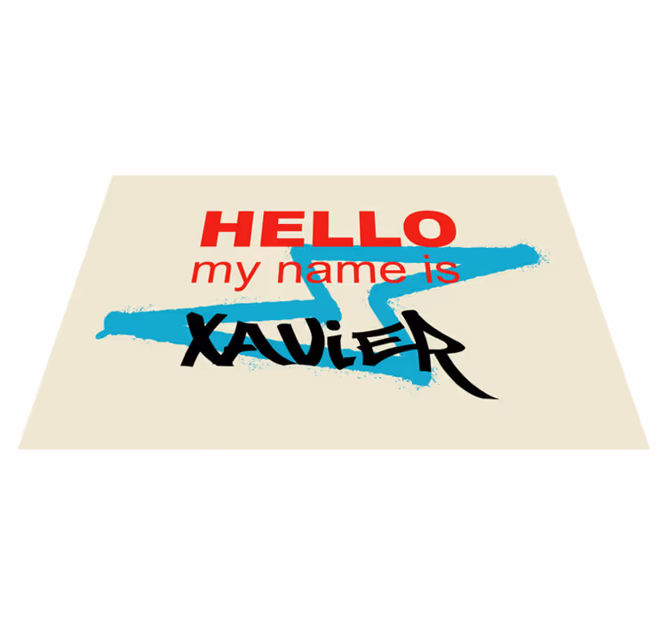 Mitt namn är personliga bordstabletter för kortgraffiti - Tenstickers