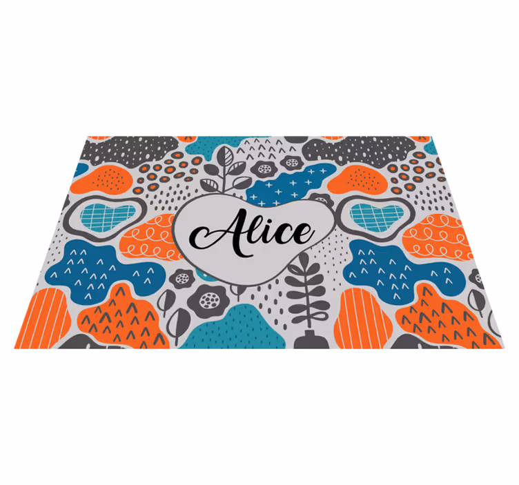 Bordstabletter med namn fantasifull namndesign - Tenstickers