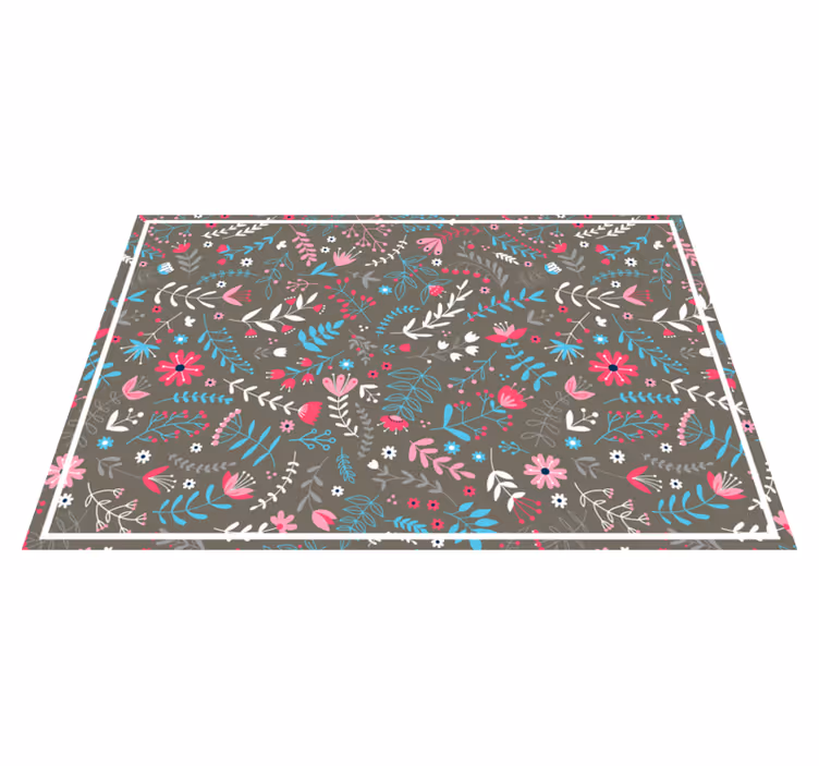 Bordstabletter med botanisk texturerad yta - Tenstickers