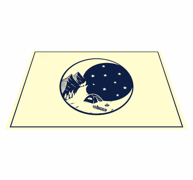 Bordstabletter original fjällcampingmotiv - Tenstickers