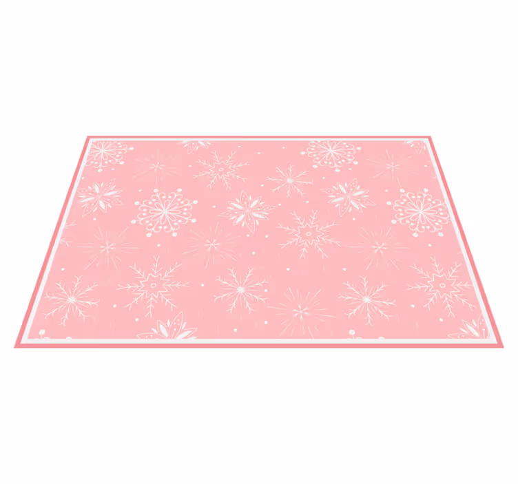 Jul bordstabletter snöflingemönstrad yta - Tenstickers