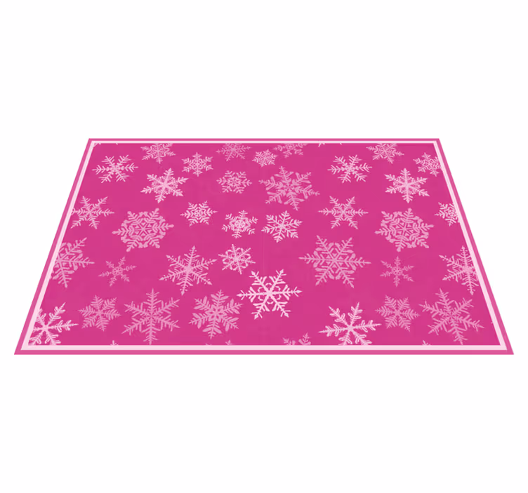 Jul bordstabletter snöflingetexturerad finish - Tenstickers