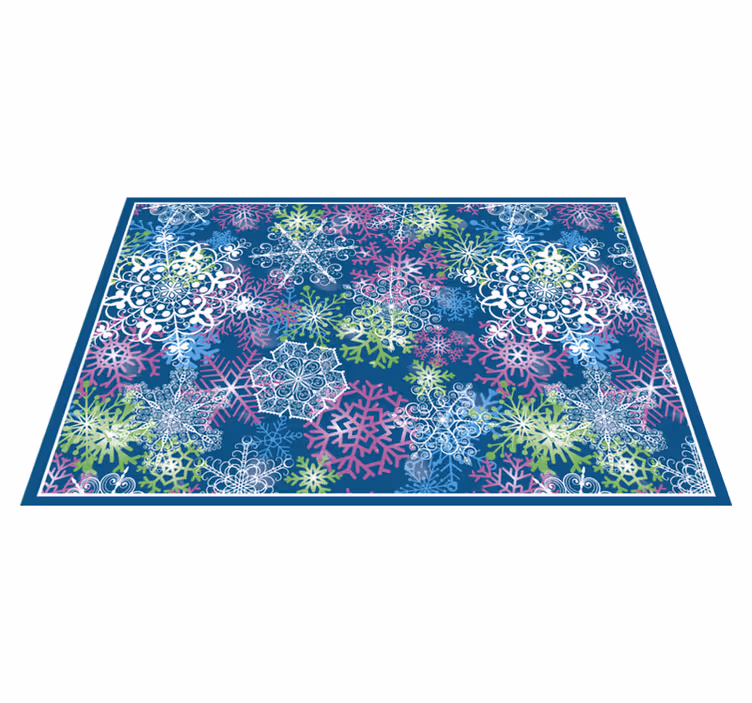 Jul bordstabletter snöflinge mönster vinter - Tenstickers