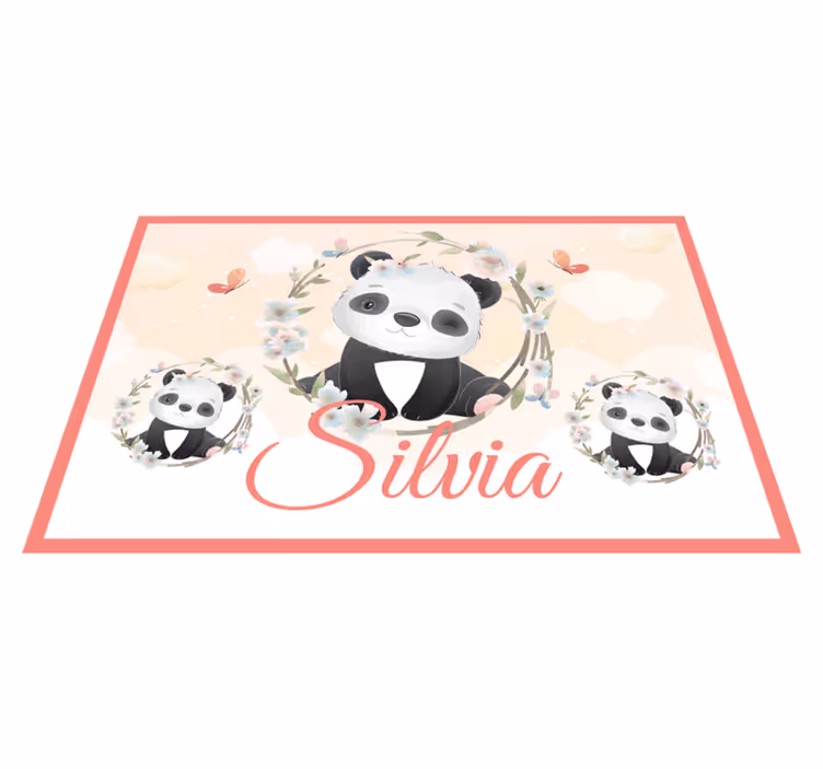 Bordstabletter barnen charming panda arrangement - Tenstickers