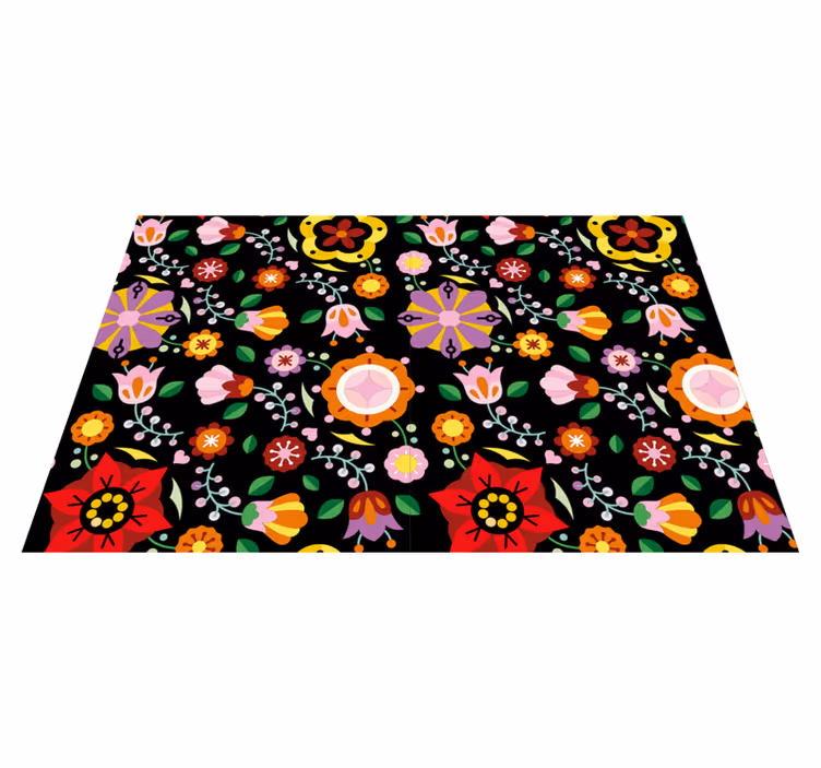 Bordstabletter original livlig blommig inspiration - Tenstickers