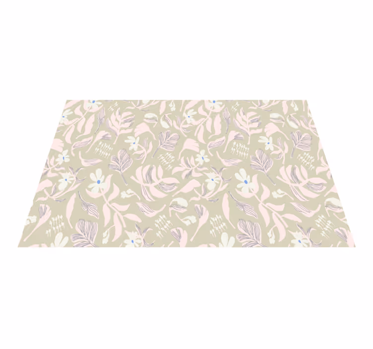 Bordstabletter original botanisk bladinspiration - Tenstickers