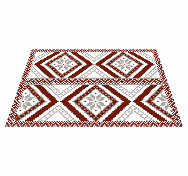 Geometriskt texturerat mönster bordstabletter - Tenstickers