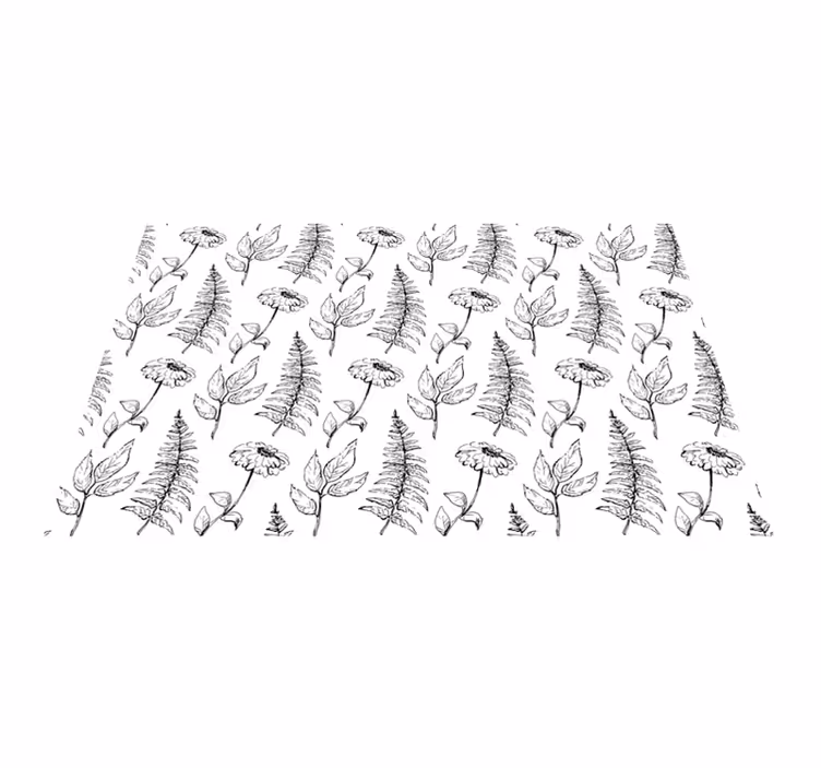 Bordstabletter med botaniskt tryck - Tenstickers