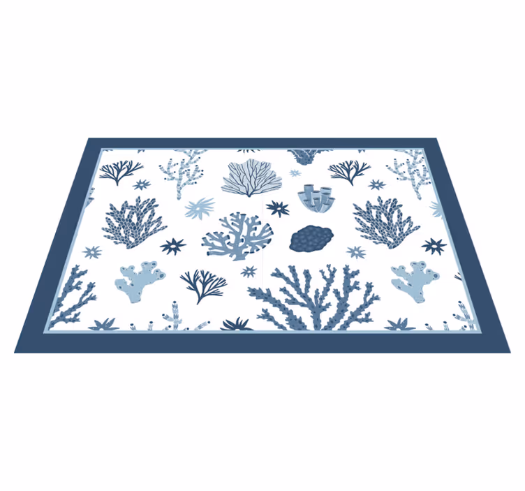 Bordstabletter korall och havsväxter - Tenstickers