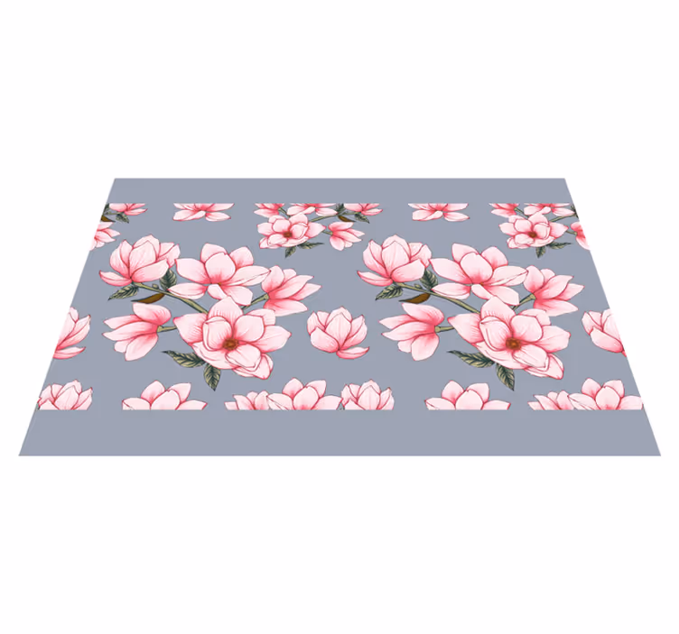 Tre vackra magnolia blommor vnyl bordstabletter - Tenstickers