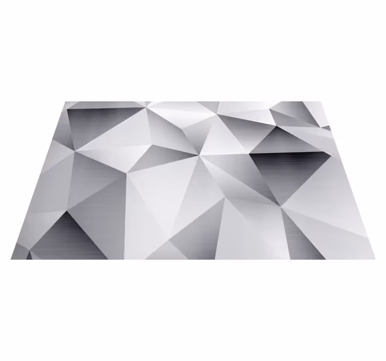 Bordstabletter modernt geometriskt metallmönster - Tenstickers