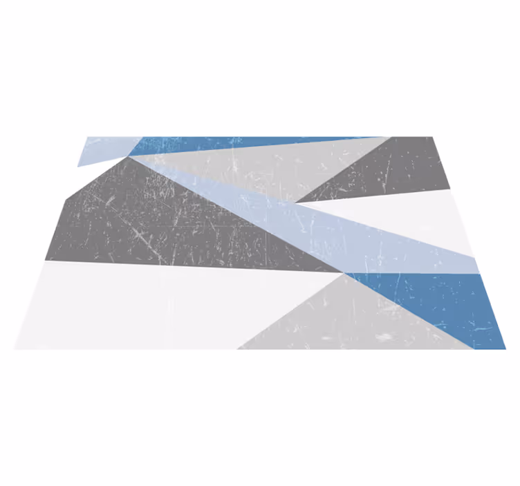 Bordstabletter modernt geometriska vinklade mönster - Tenstickers