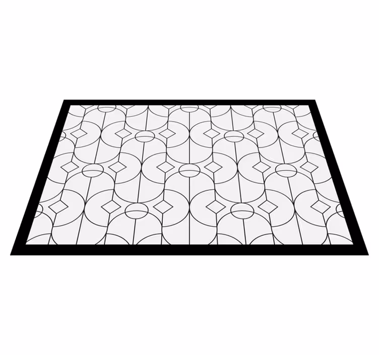Bordstabletter modernt geometrisk mönster - Tenstickers
