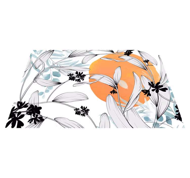 Bordstabletter modernt blommig inspirerad accent - Tenstickers