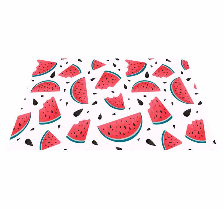 Vattenmelon skivmönster bordstabletter barnen - Tenstickers