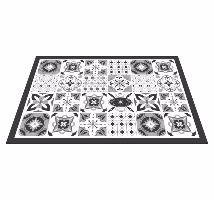 Elegant mönstrad platta bordstabletter - Tenstickers
