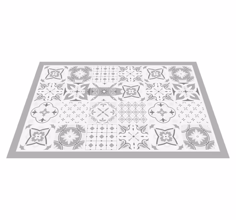 Eleganta monokroma mönster bordstabletter - Tenstickers