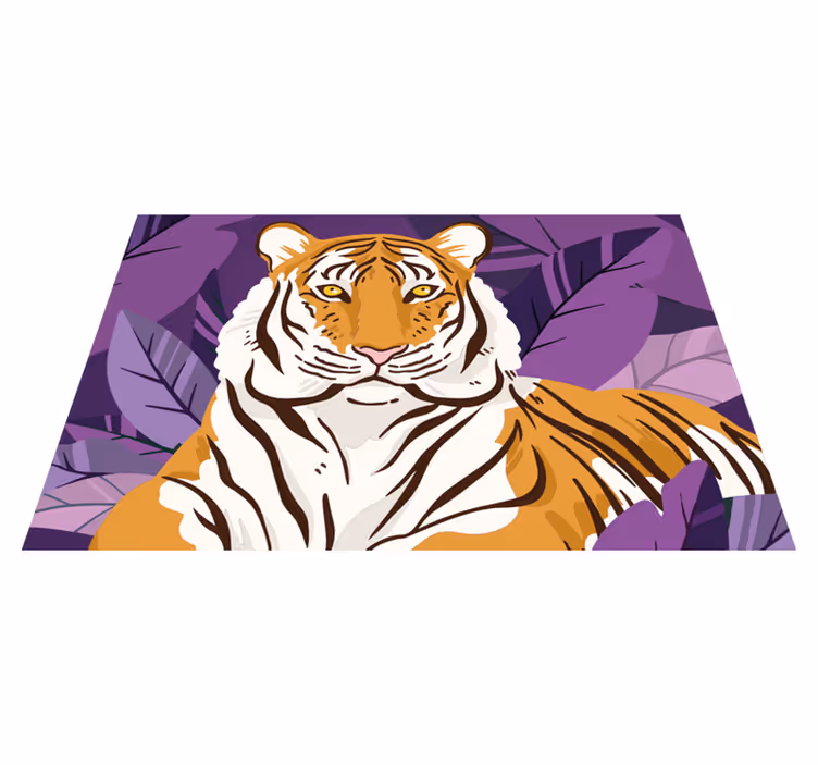 Bordstabletter barnen majestätisk tigerporträtt - Tenstickers