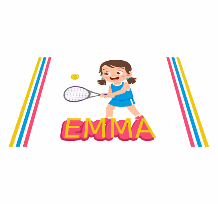 Glad tennis spelare bordstabletter barnen - Tenstickers