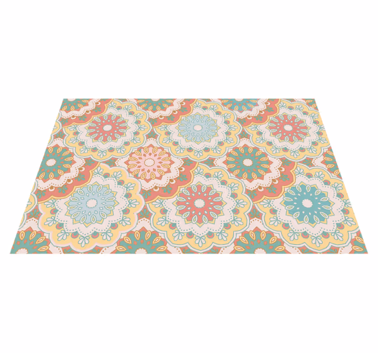 Tyg "granny chic" bordstabletter - Tenstickers